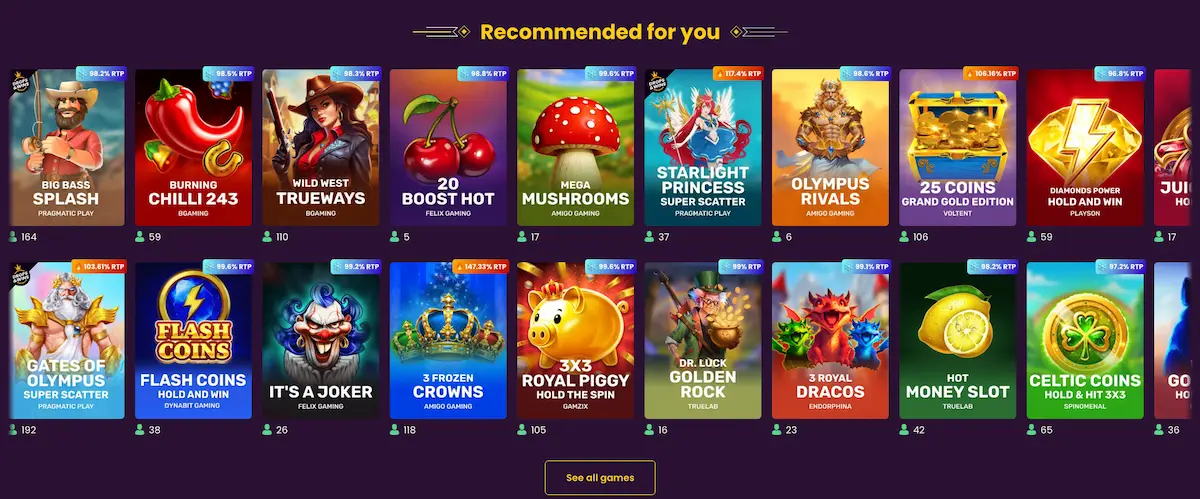 Bizzo online casino.